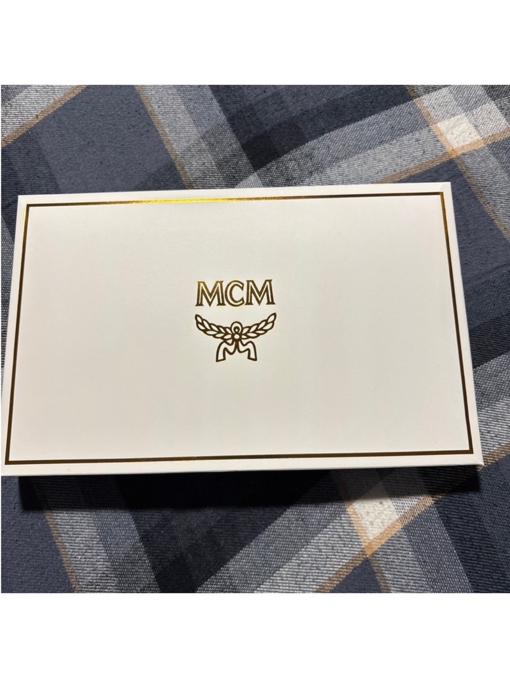 MCM Blue Logo Envelope Clutch NIB with Chain 💙🎀 - Picture 9 of 10